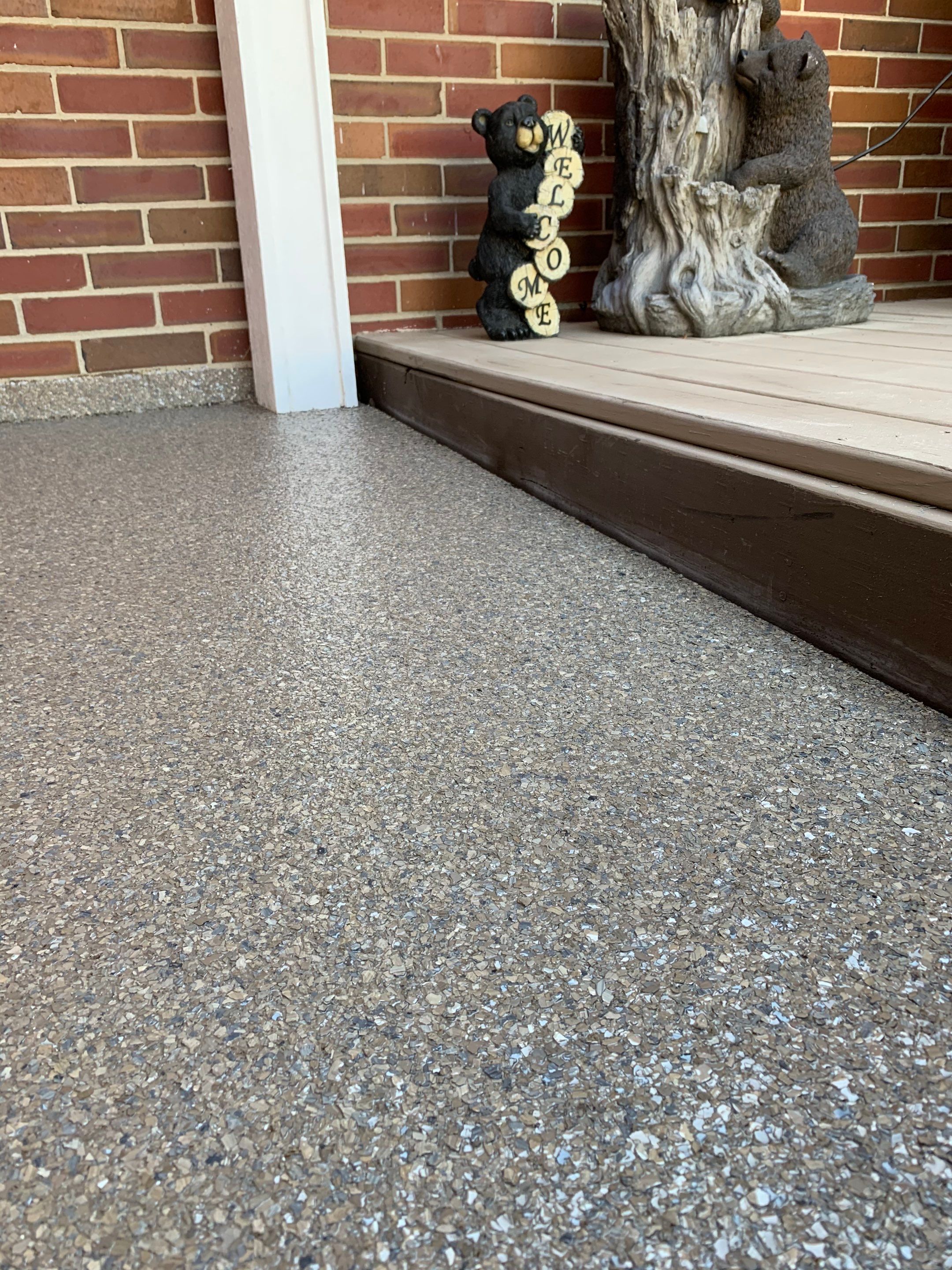 Patio Installation using Flint by Your1DayFloor.com