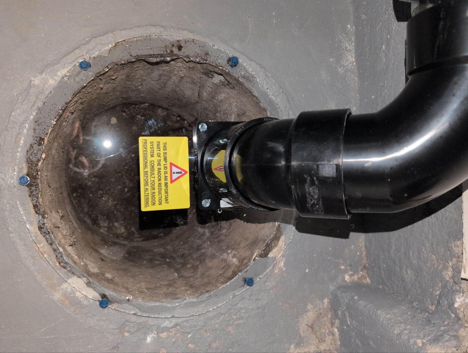 Sub Slab Radon Mitigation System  by JustRadon.Com
