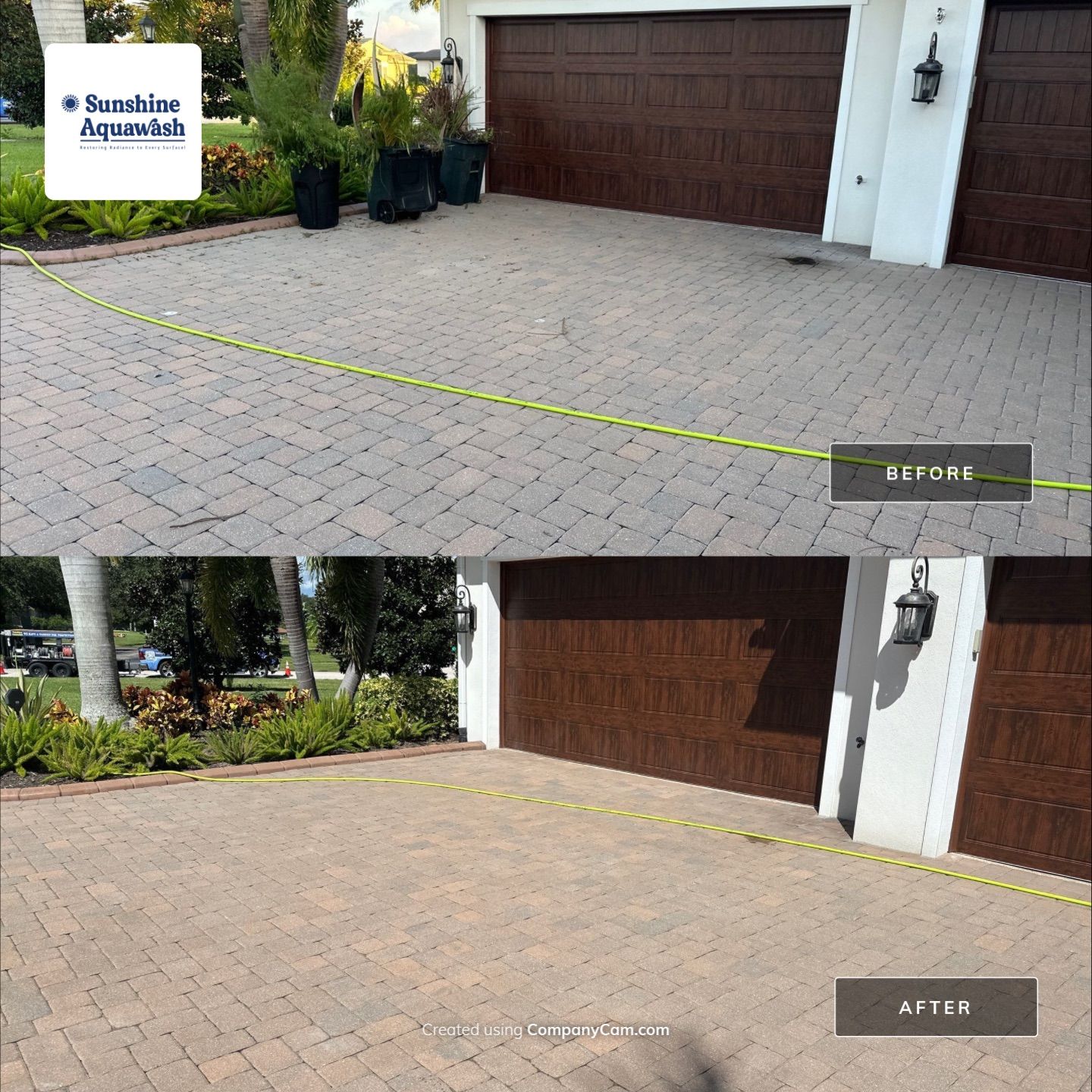 Paver Patio/Lanai & Driveway Cleaning in Winding River, Bradenton, FL | Sunshine AquaWash by Sunshine AquaWash