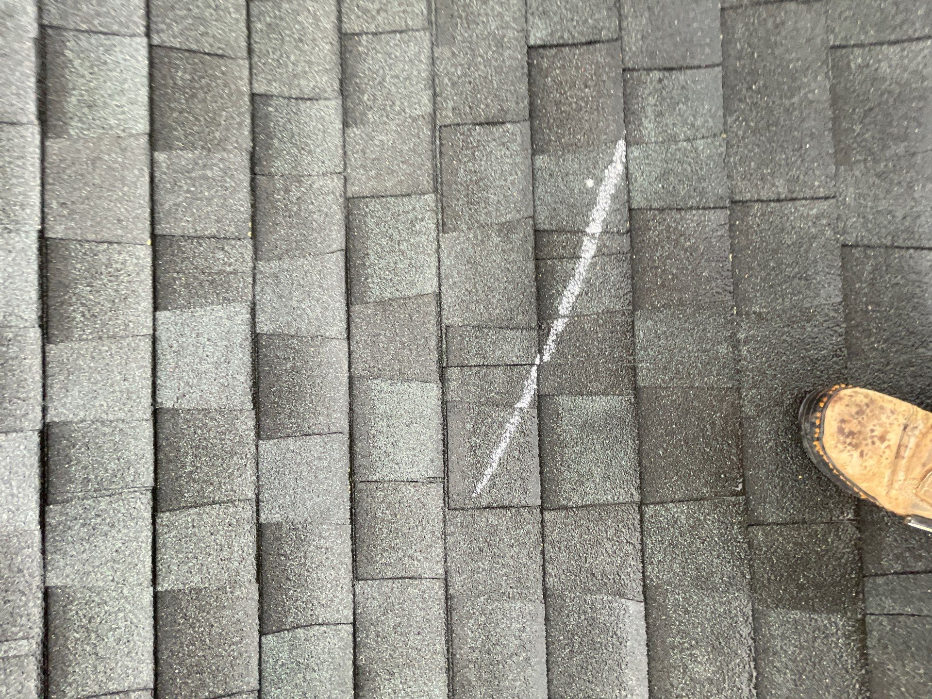 Roof replacement by hail damage using Cobblestone Gray by Just Brilliant Restoration JBR
