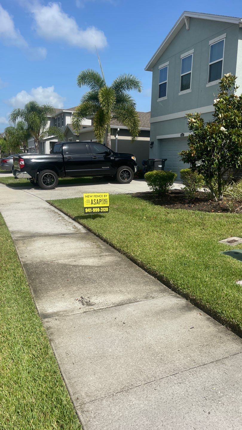 Sarasota, FL 4ft. Tall 3-Rail Black Aluminum Fence by Asap fence and gates, LLC