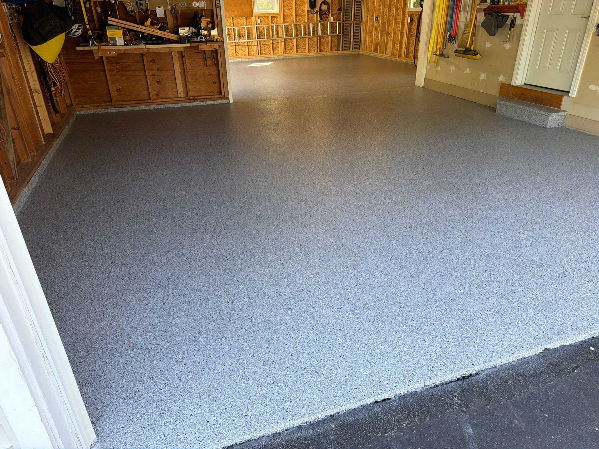 Vintage Silverado Garage Coating by NG Masonry & Construction LLC