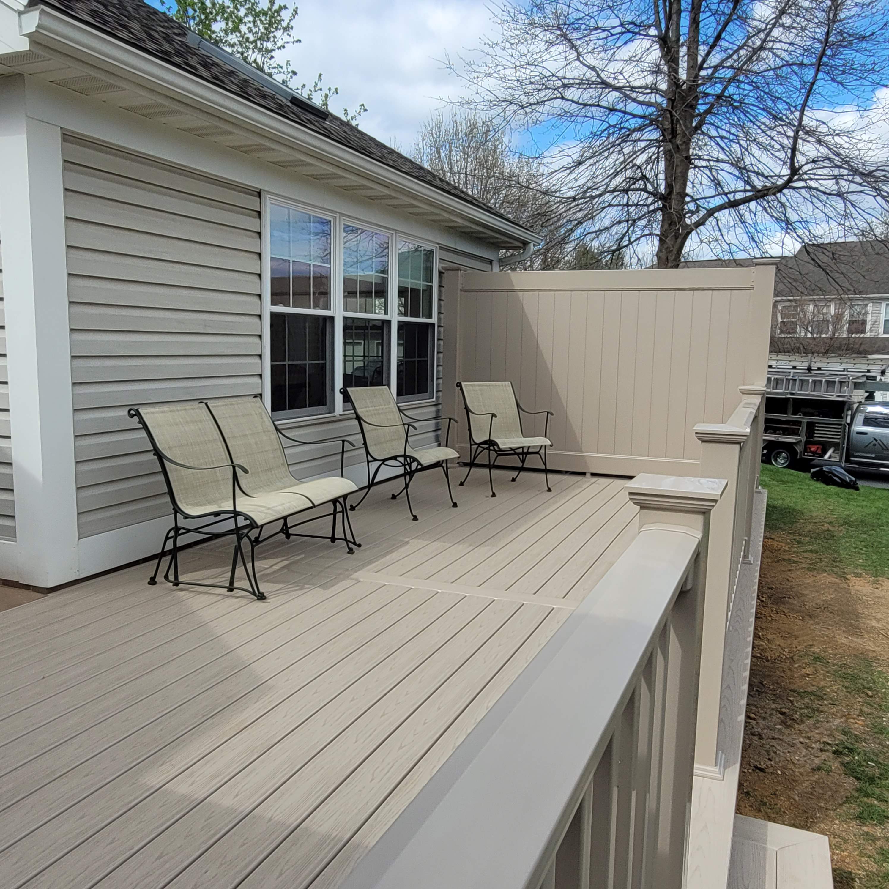 New Deck Build in Oak Hill by Wyomissing Construction LLC 
