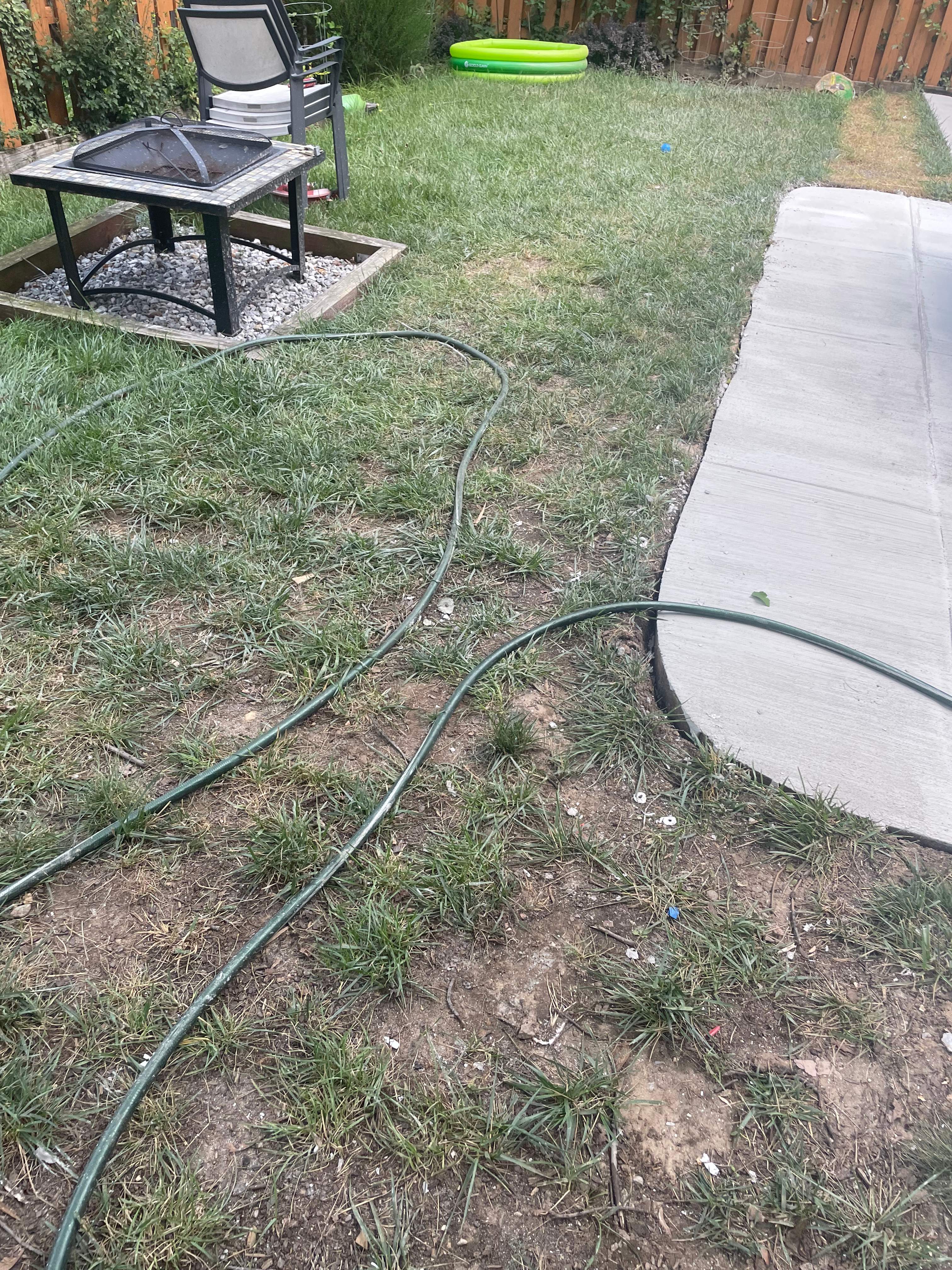 Deck resurfacing, railing replacement and concrete resurfacing by Fairfax Contractors, LLC