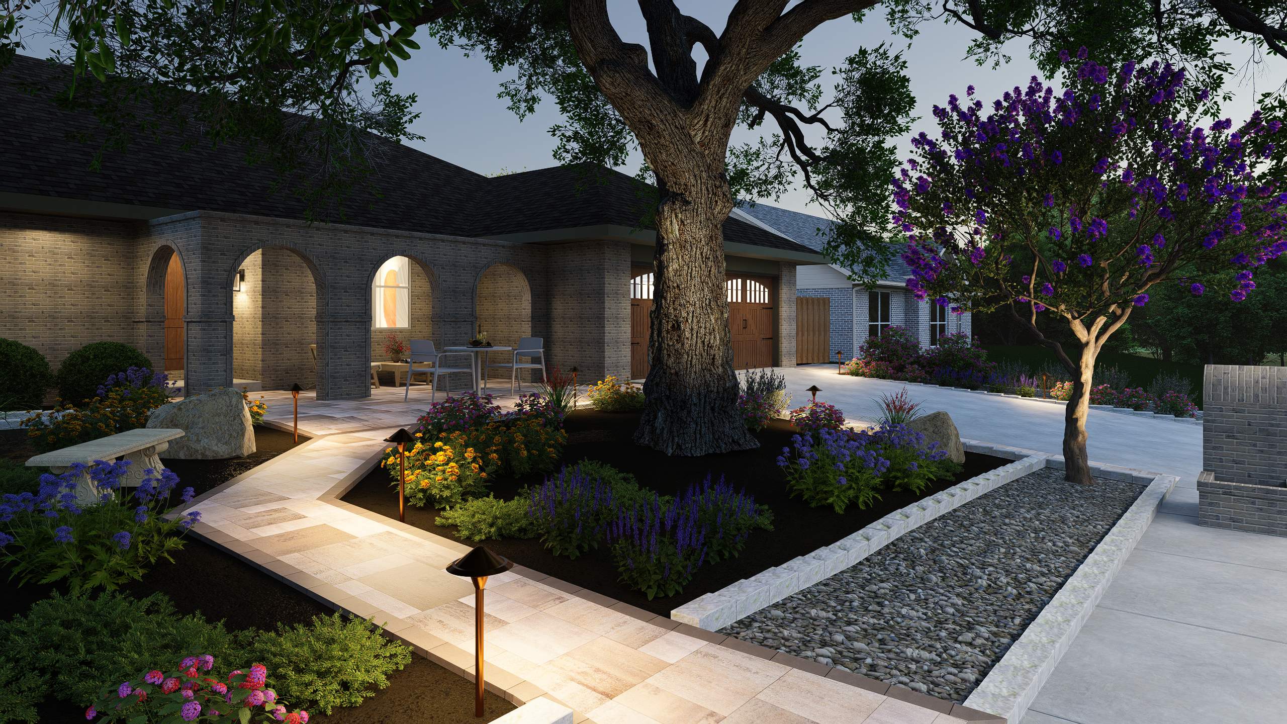 3D Design Render, San Antonio TX by Hole In One Lawns, LLC