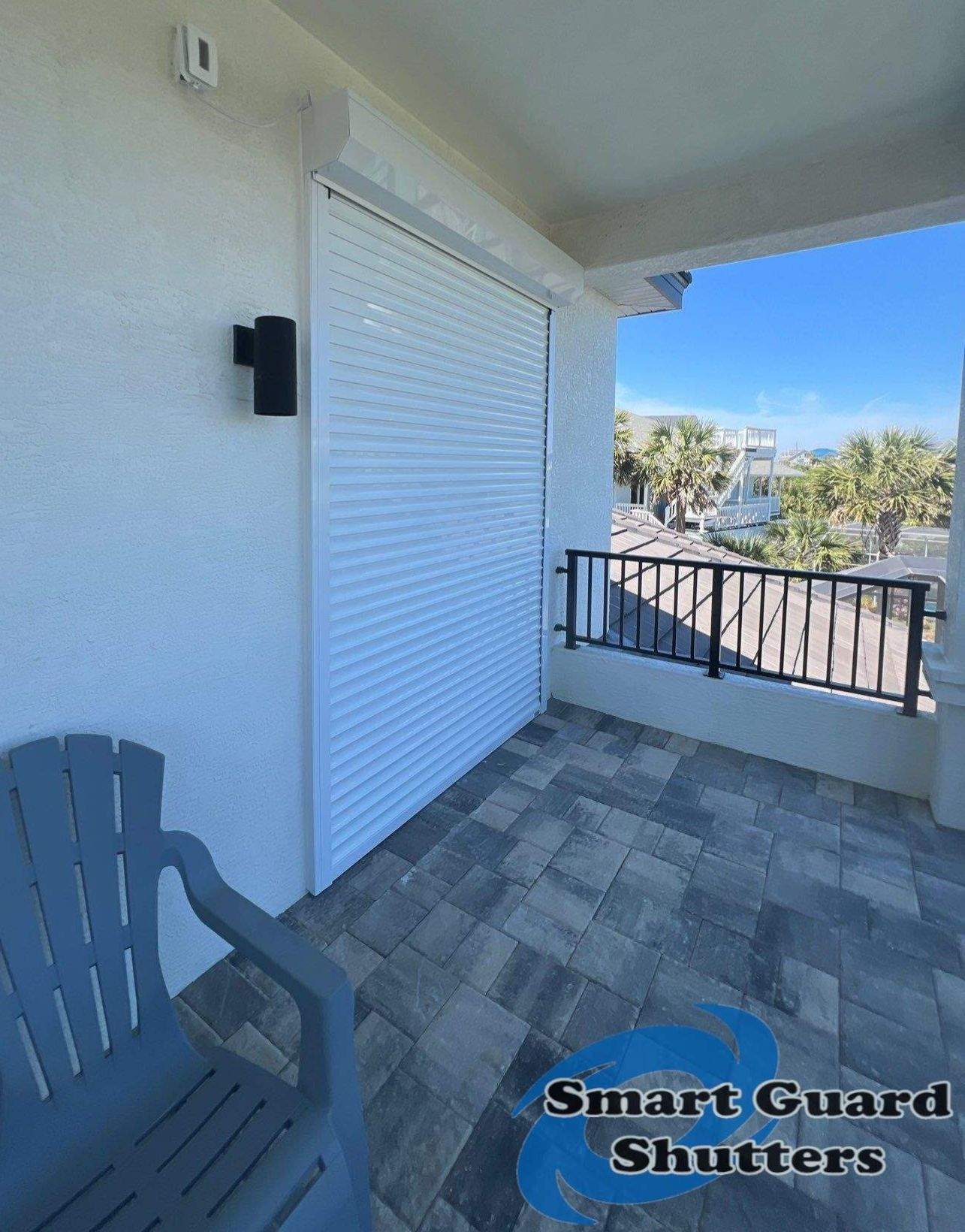 Rolling Shutter in White by Smart Guard Shutters