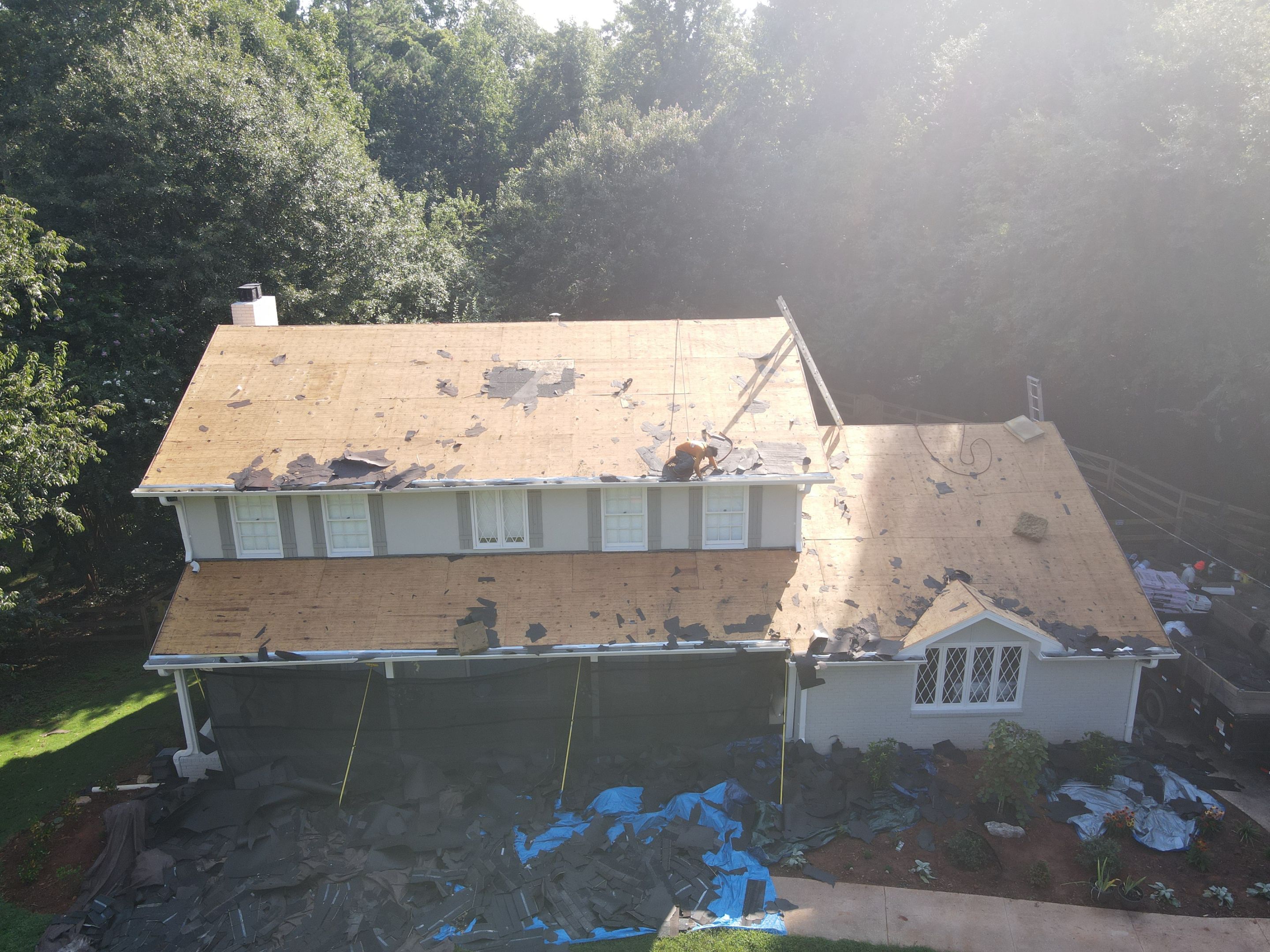 Residential Roofing Installation using Owens Corning by Inspector Roofing and Restoration
