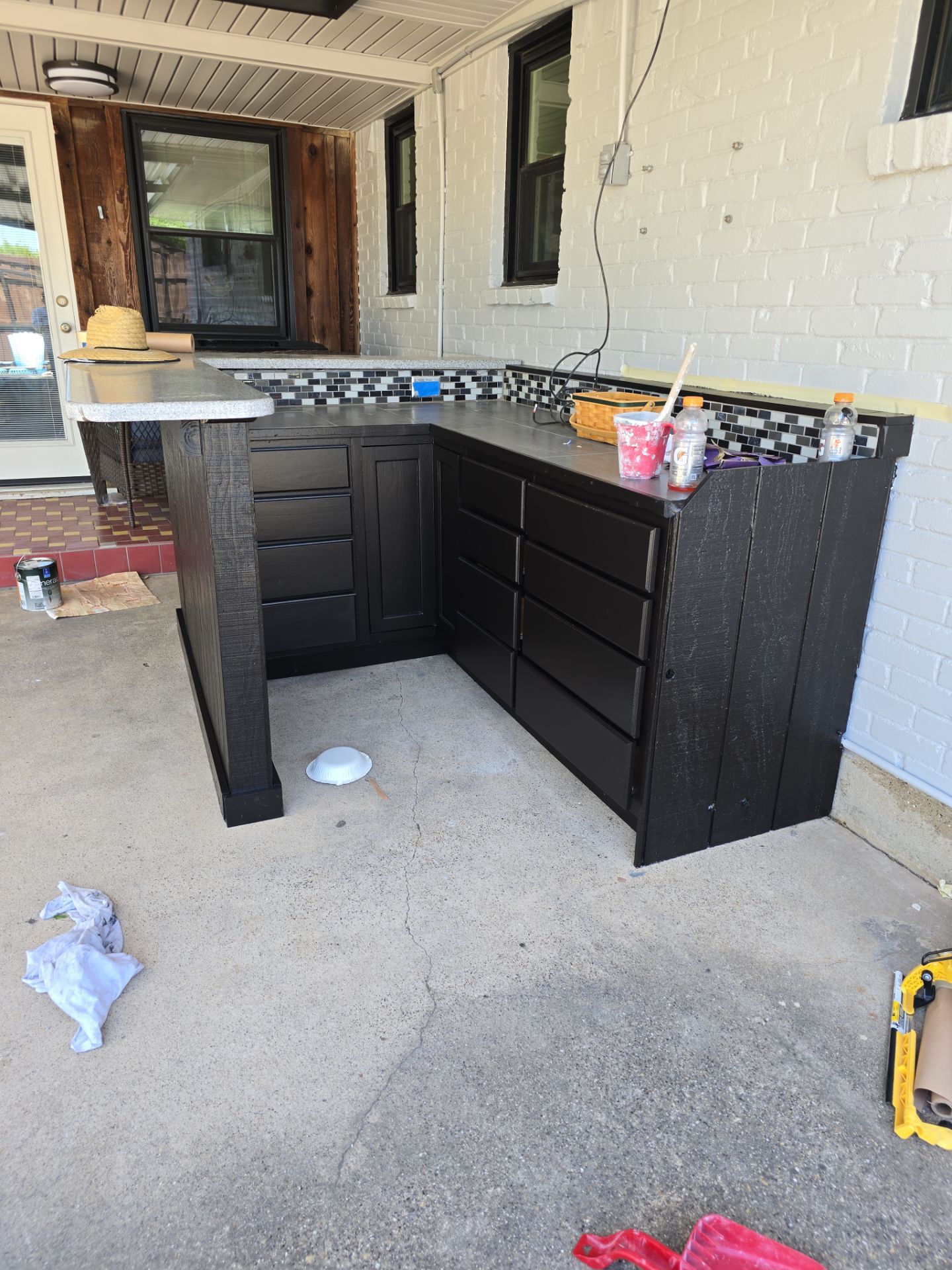 Exterior Home Paint Project with Different Surfaces by SLM General Contractors & Roofing