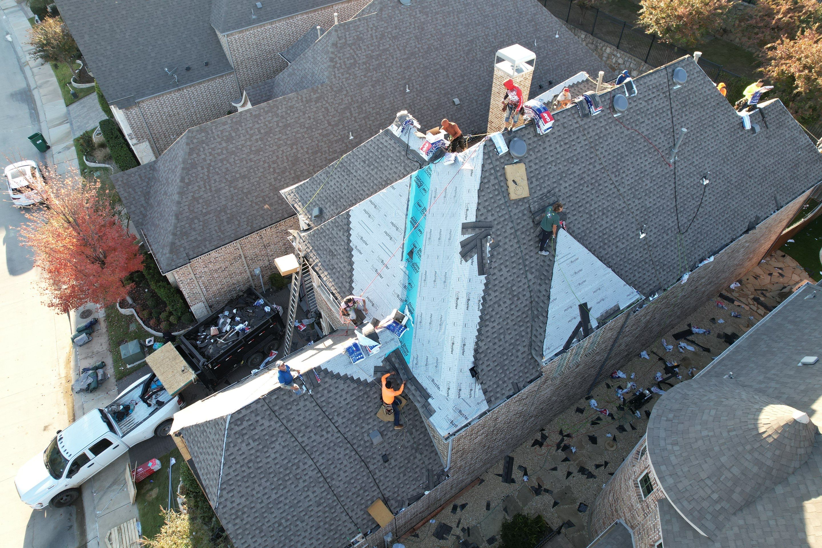 Project in Lewisville  by Zeus Exteriors