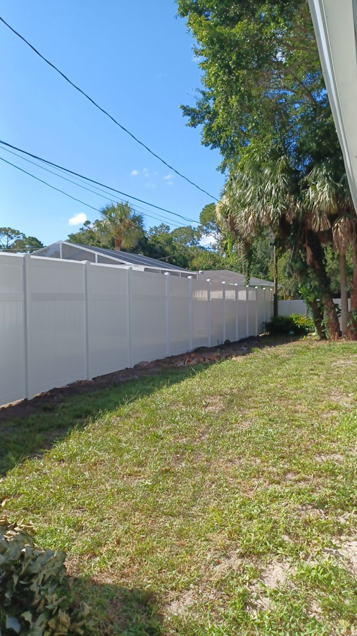 Venice, FL 6ft. Tall White Vinyl Privacy Fence  by Asap fence and gates, LLC