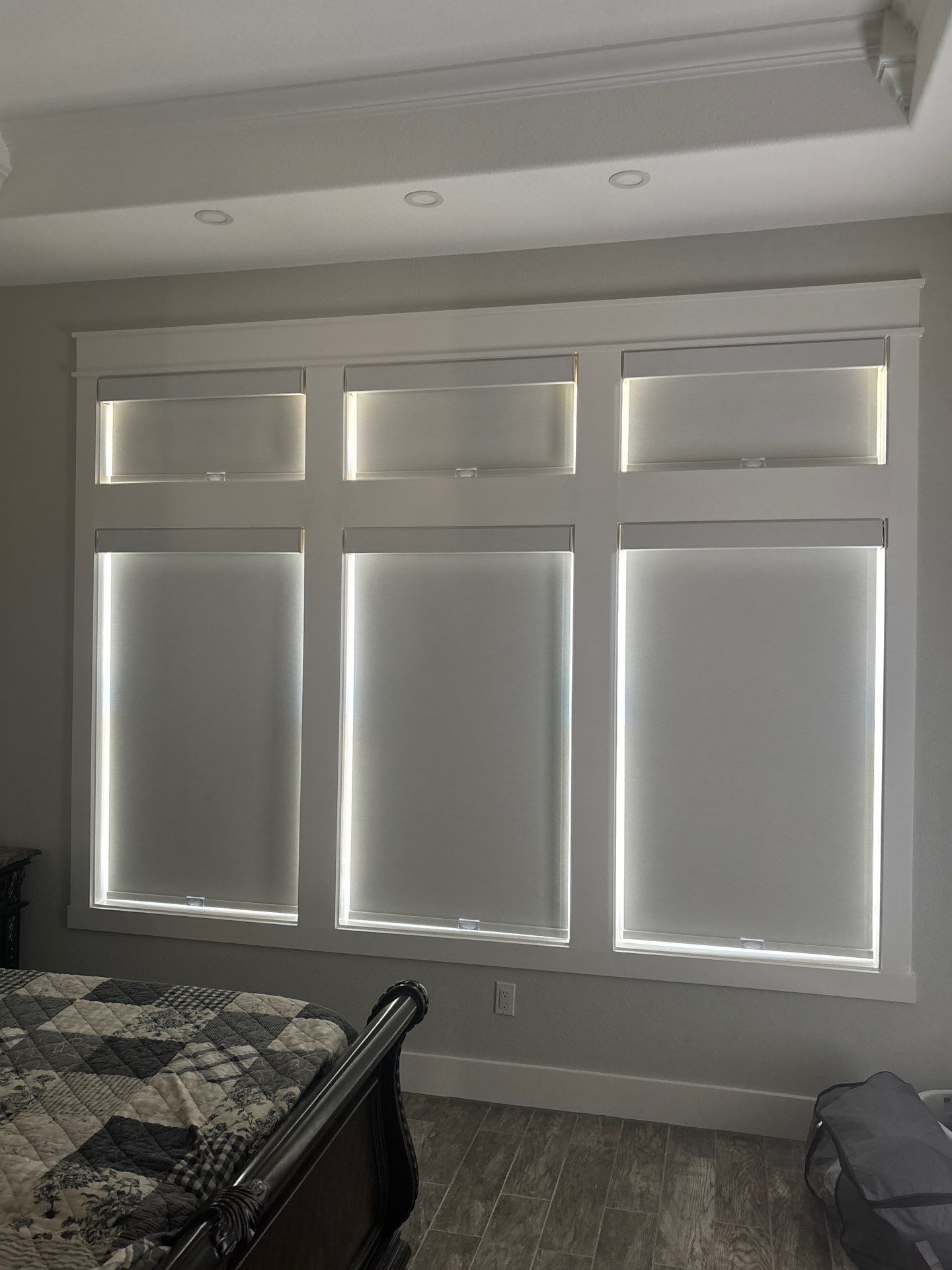 NWF Faux Wood Blinds and SWF Roller Shades by Budget Blinds of Greater Corpus Christi