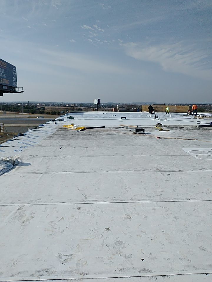Bio-Life Commercial Roof Replacement using IB Systems PVC by Roof Experts