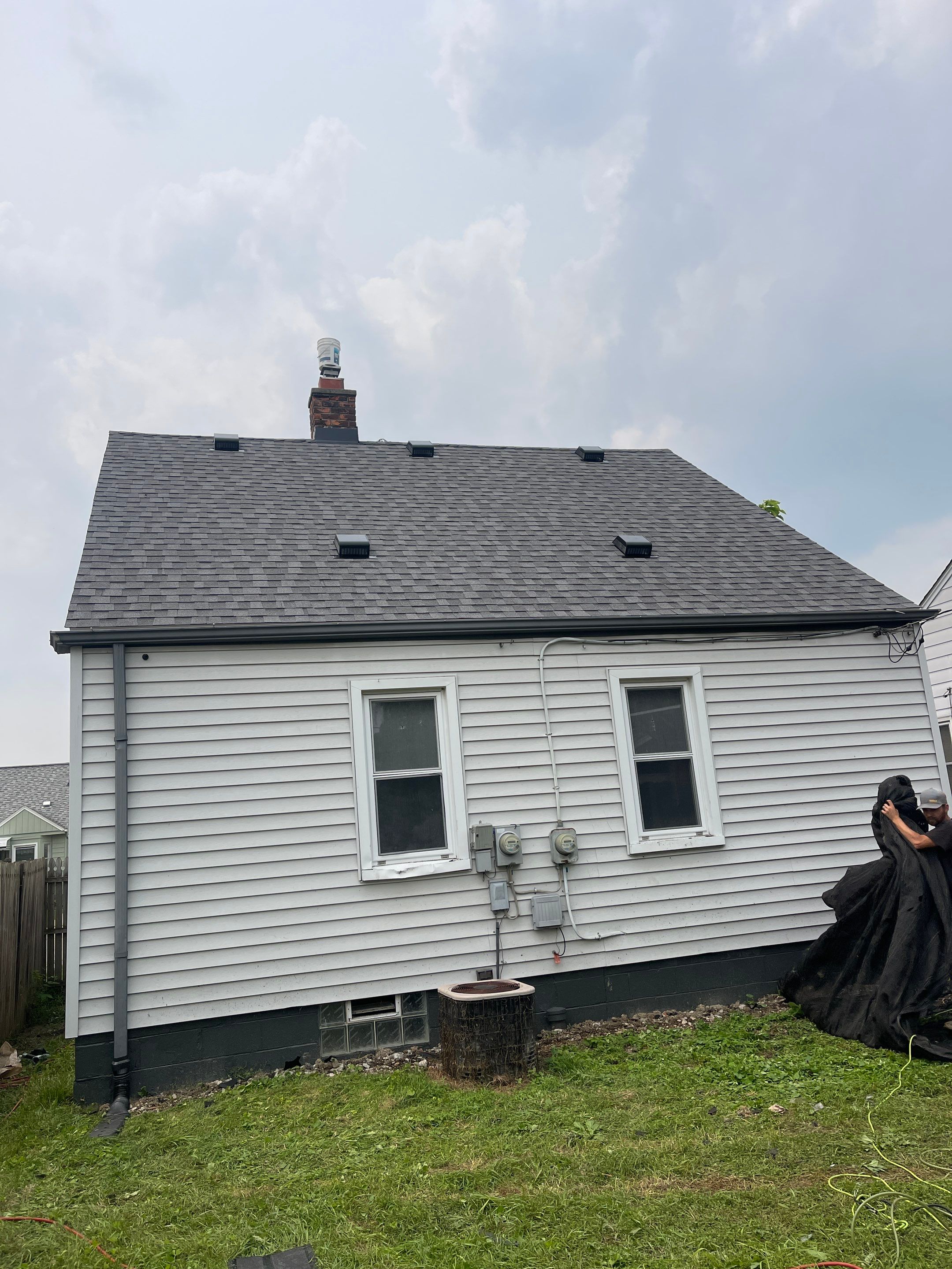 Residential Roofing Installation using CertainTeed - Landmark - Pewter by JNR Roofing LLC