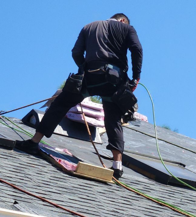 Residential Roofing Installation using Owens Corning Duration Estate Gray by Indigo State Roofing
