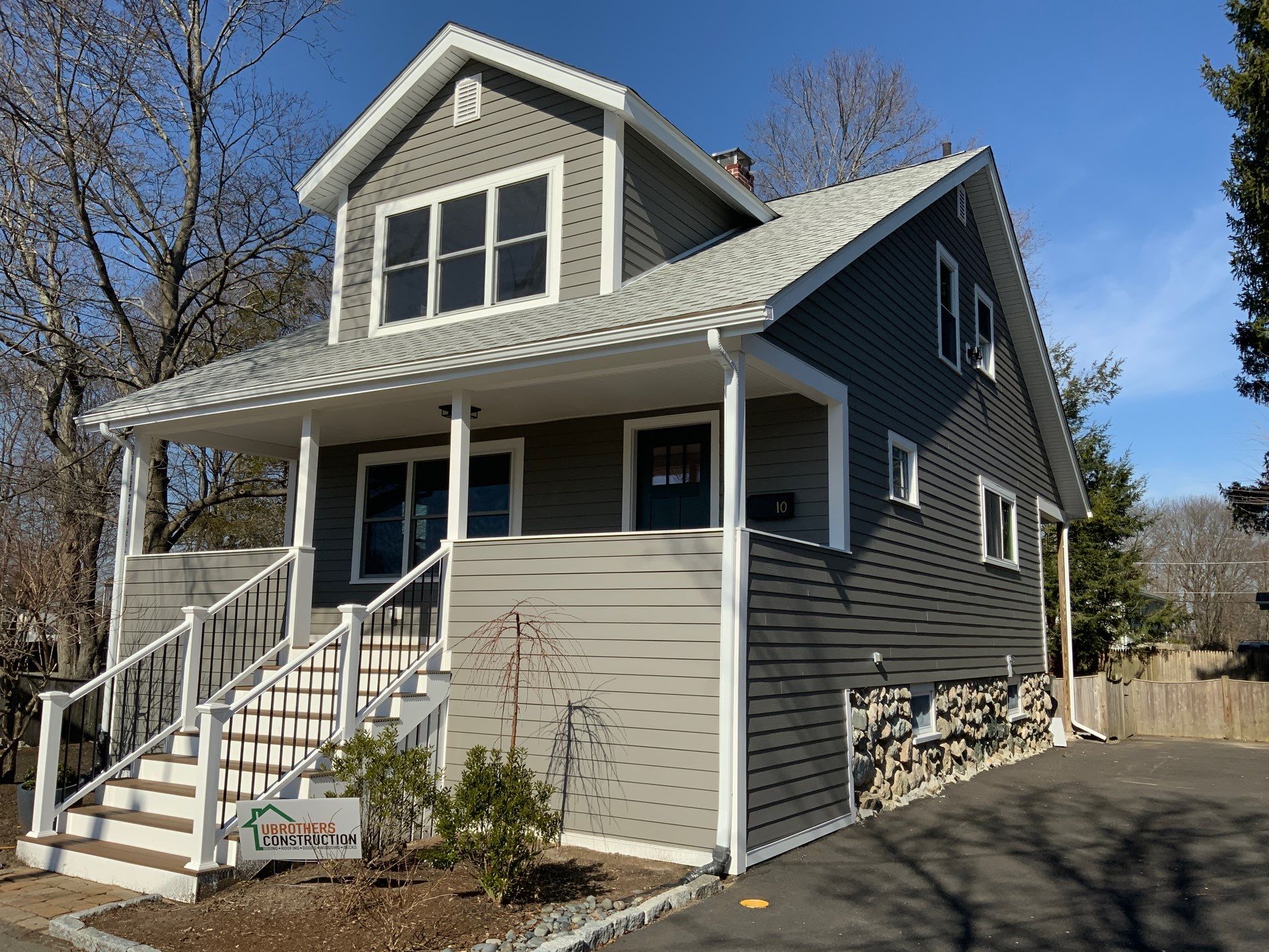 Complete exterior renovation in Norwood, MA by UBrothers Construction