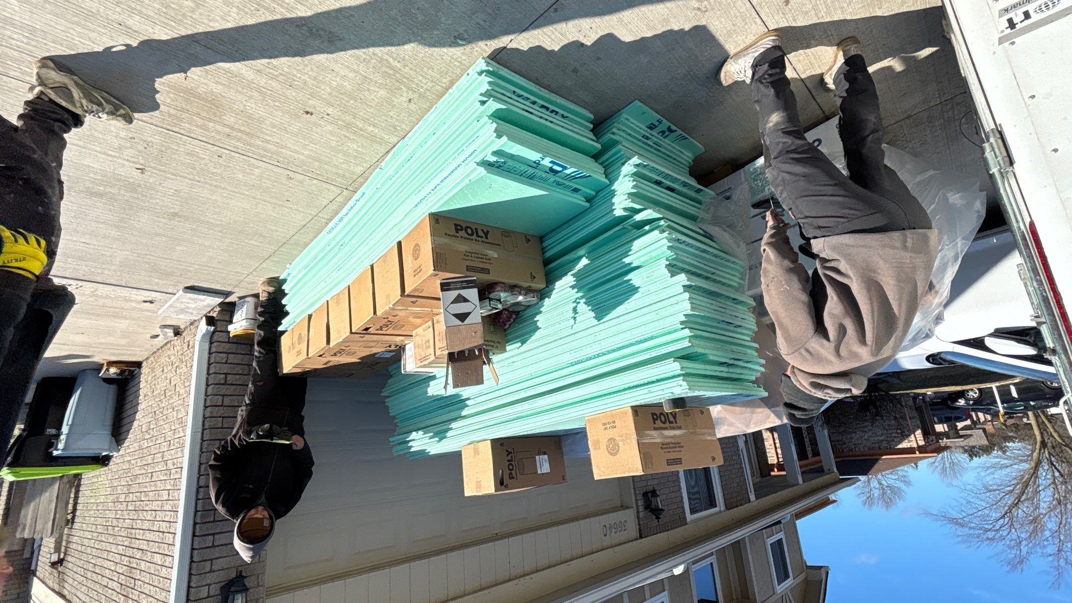 Siding Replacement using Alside Midnight Blue by 180 Contractors