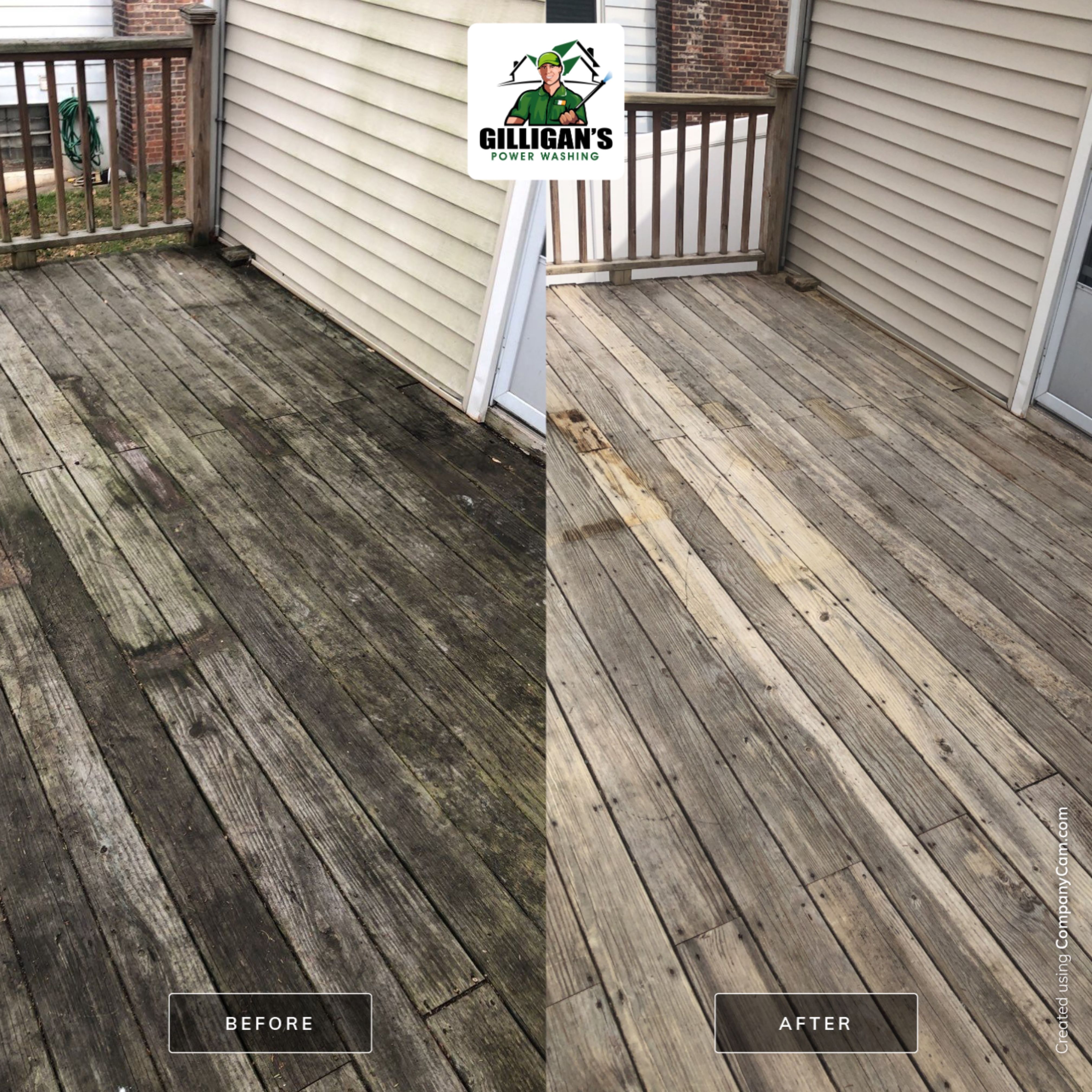 Exterior Cleaning using Softwashing by Gilligan’s Power washing