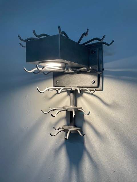 Custom Agate Chandelier and Sconce Lighting Installation by Solara Custom Living