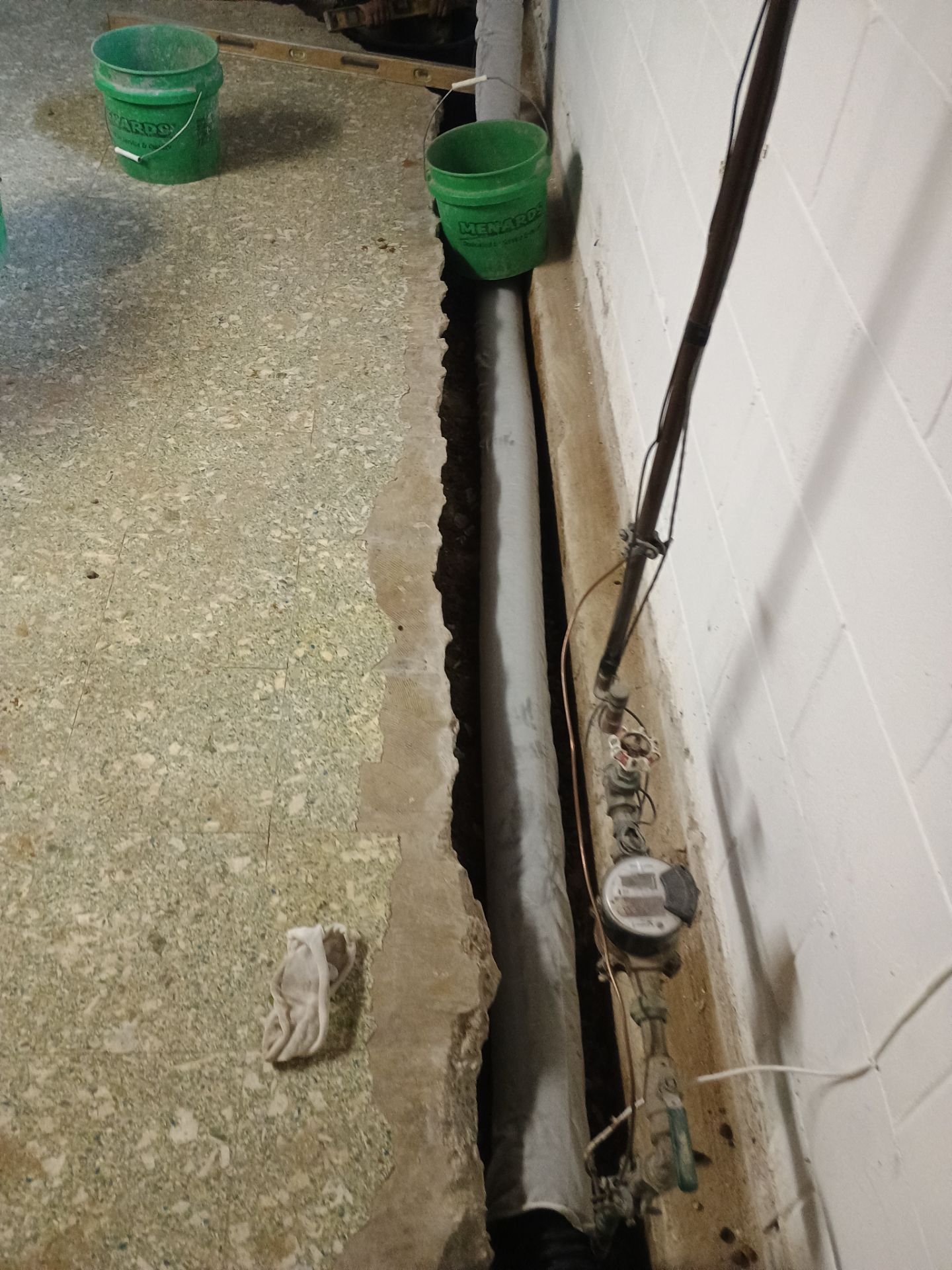 Drain Tile in Roseville for Carston by Waterproofing Northeast
