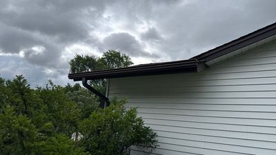 Turtle Shell gutter protection installation in Woodridge, IL 60517, photograph 20