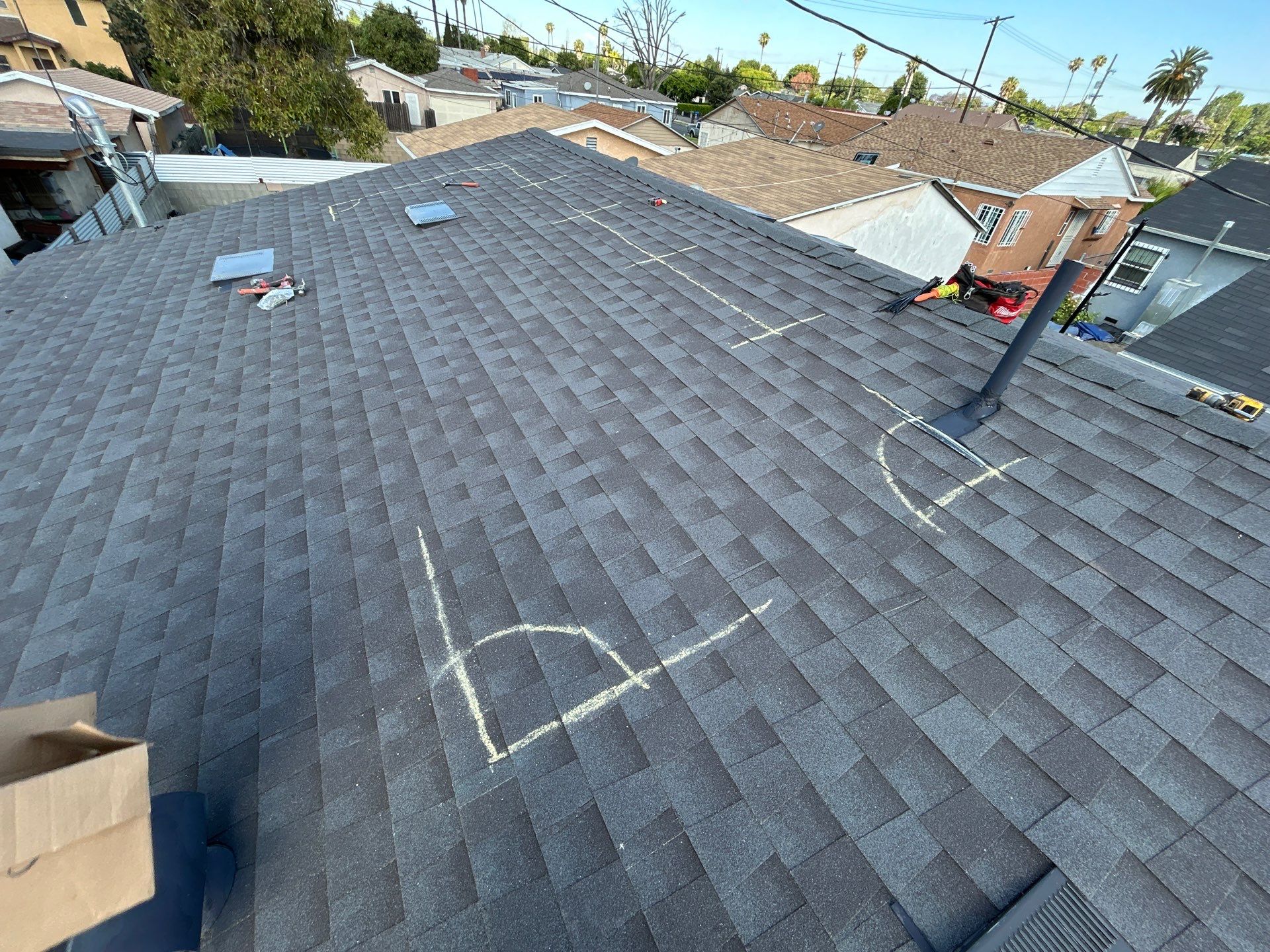 Five Panel Solar Installation in Los Angeles by AWS Solar