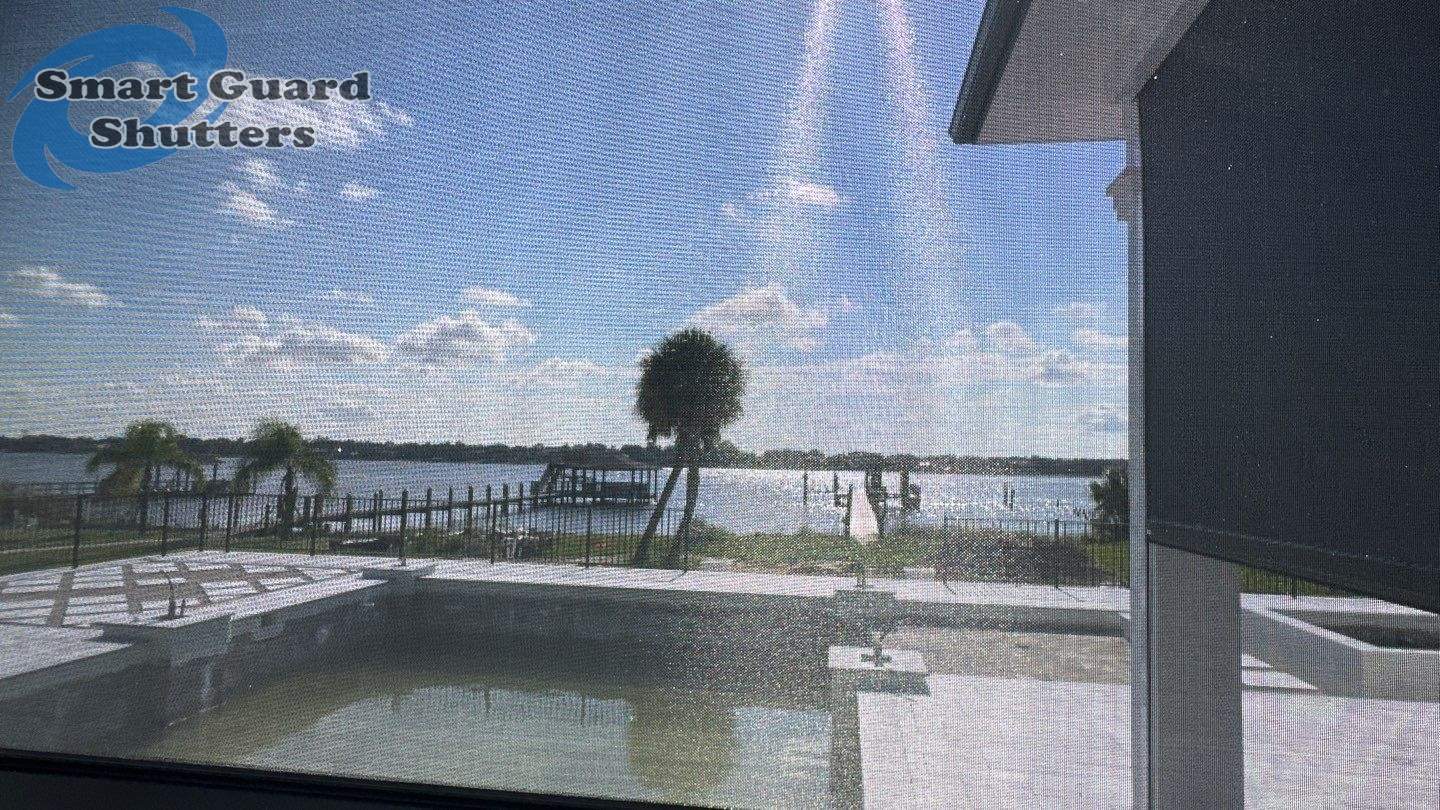 7 UltraShield Motorized Hurricane Screen by Smart Guard Shutters