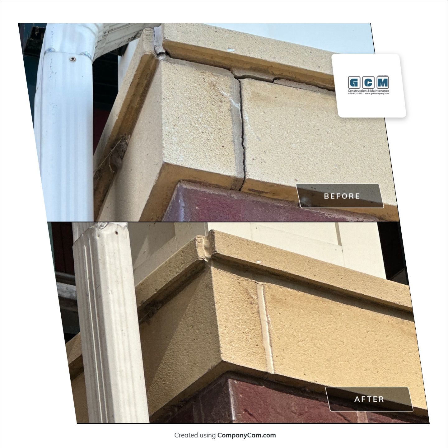 Masonry Control Joints - Spring Park by Gassen Construction and Maintenance