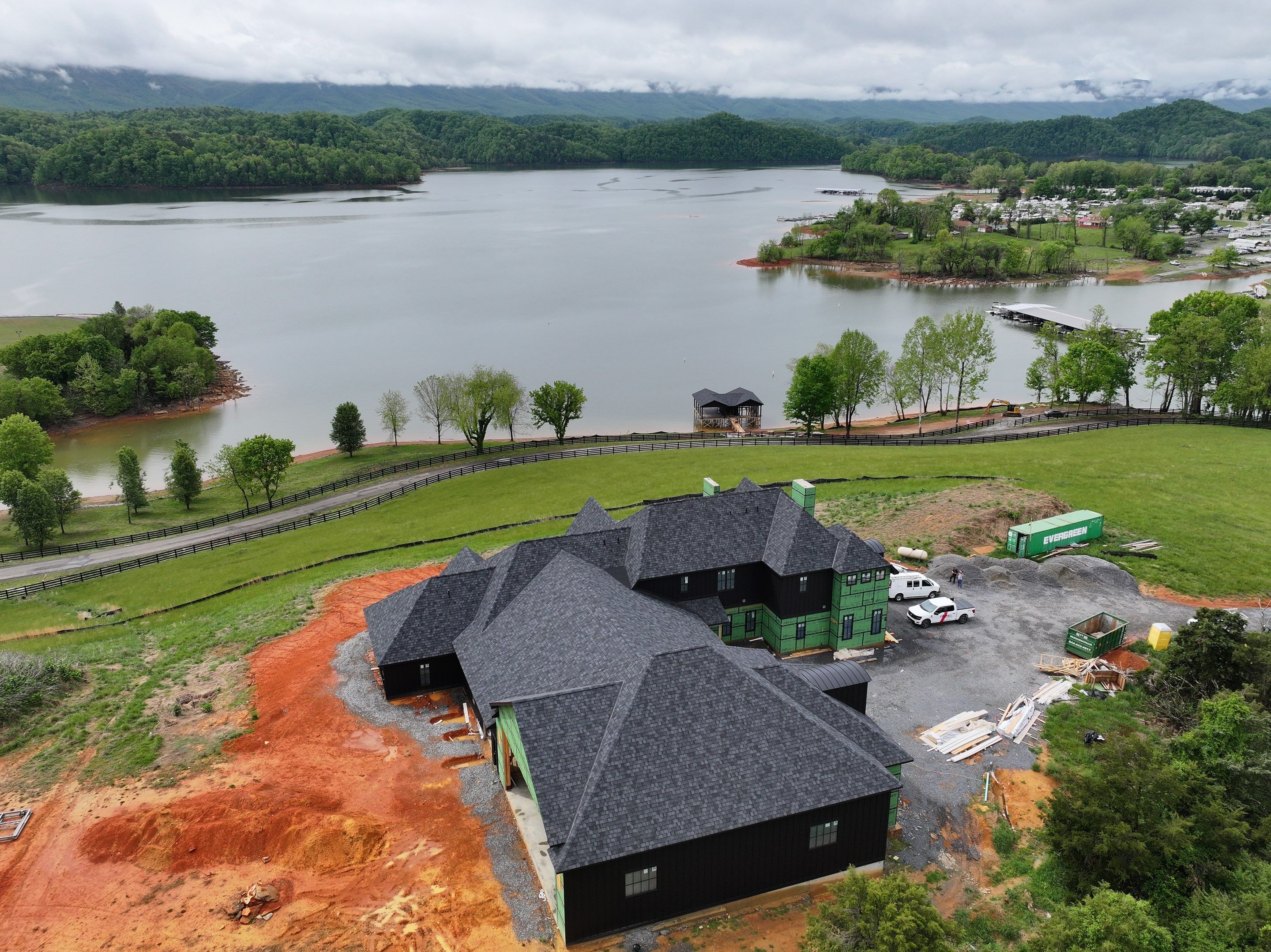 Lake Road New Construction - Belmont by Omnia Roofing