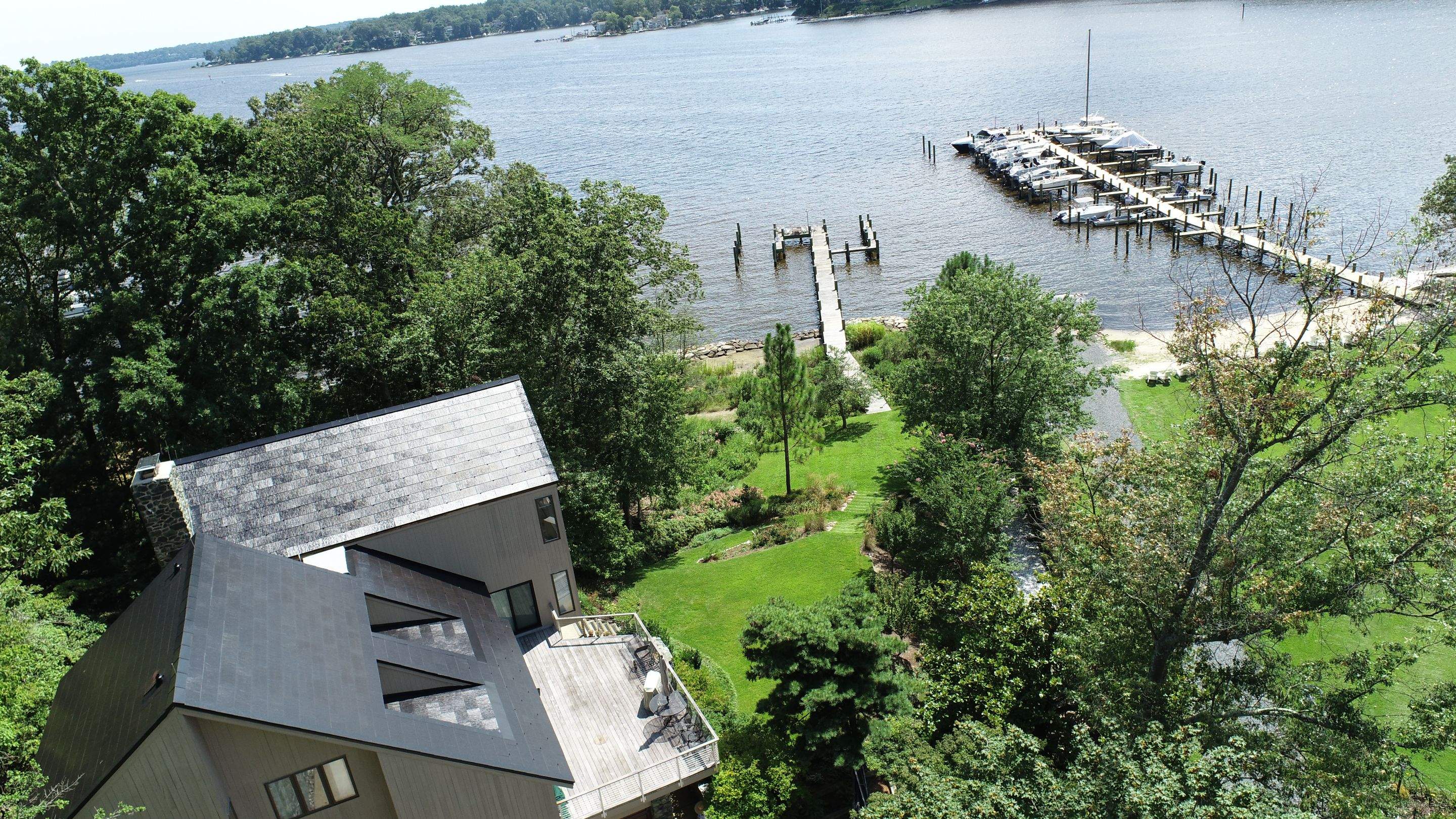 Tesla Solar Roof install Severn River by American Home Contractors