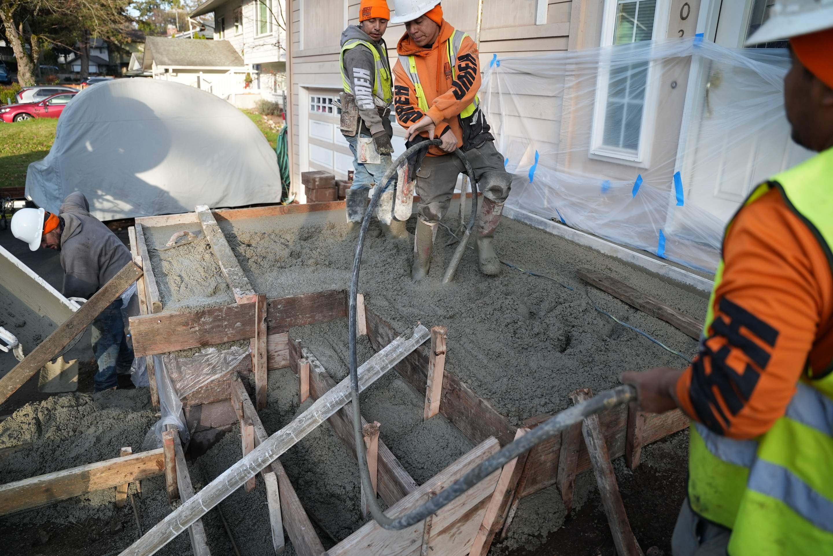 Concrete Front Stair Repair | Bothell  by Jireh Asphalt & Concrete Inc 
