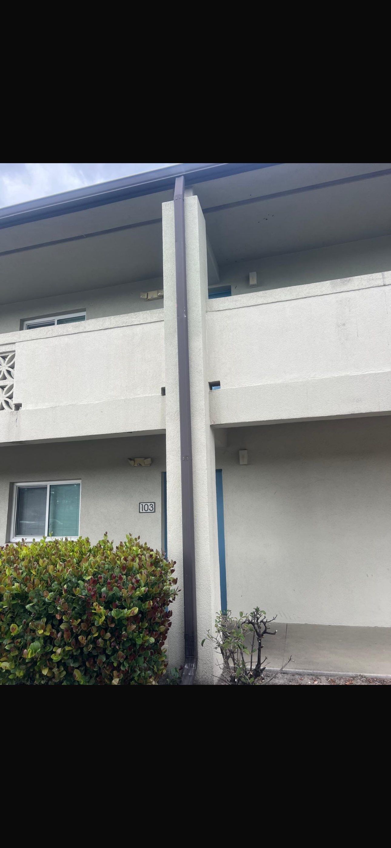 Bronze Downspouts Installation in Fort Myers FL by Gutter Professors
