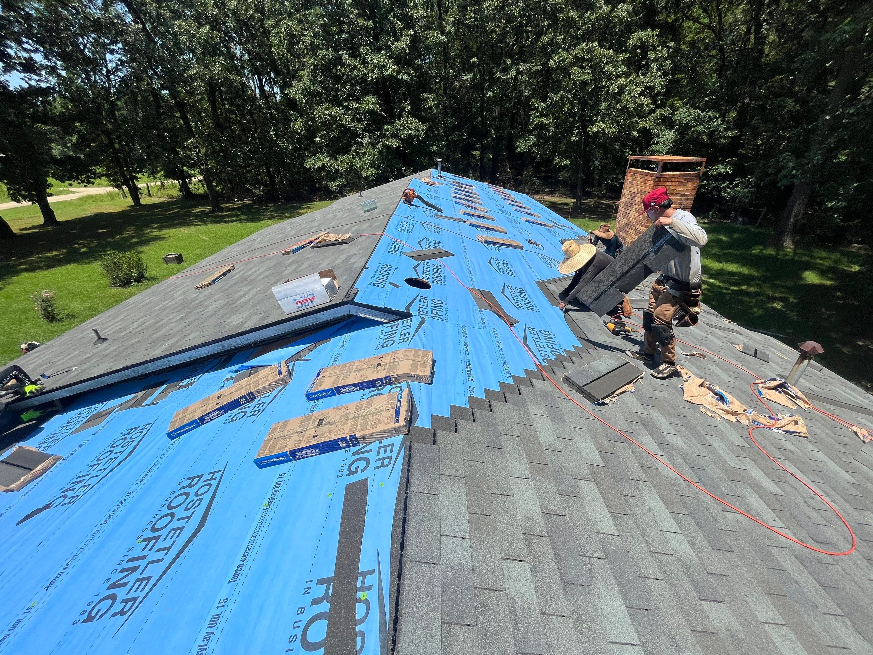 Residential Reroof: 25 Year 3-Tab Shingle by Hostetler Roofing
