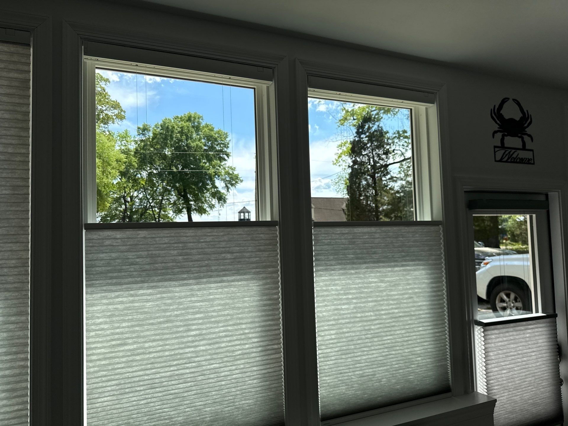 Honeycomb Shade Project in Nanjemoy, MD by Southern Maryland Custom Blinds