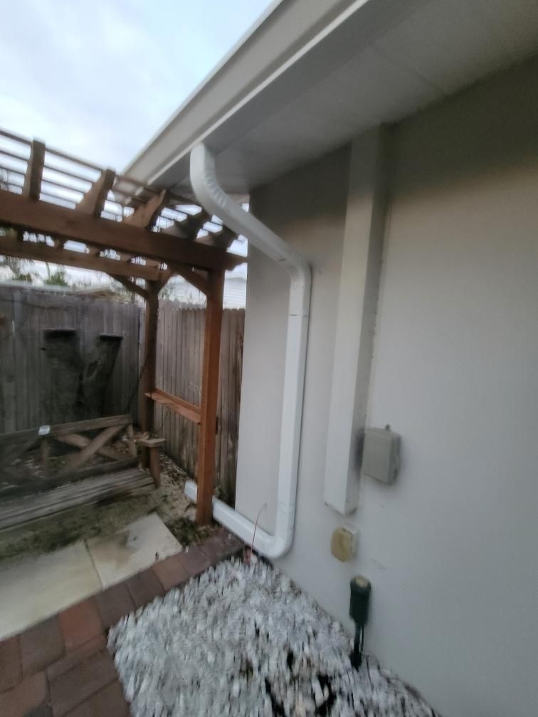 6-inch K-Style Gutter Installation in Sarasota FL by Gutter Professors