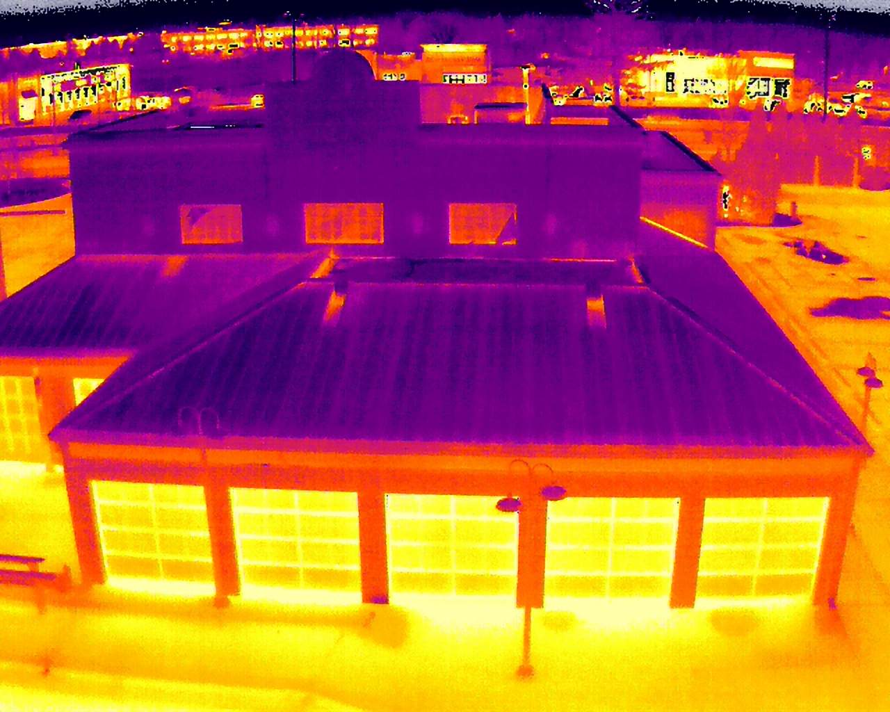 Commercial Roofing Inspection using Thermal Imaging Drone  by Stendahl Services