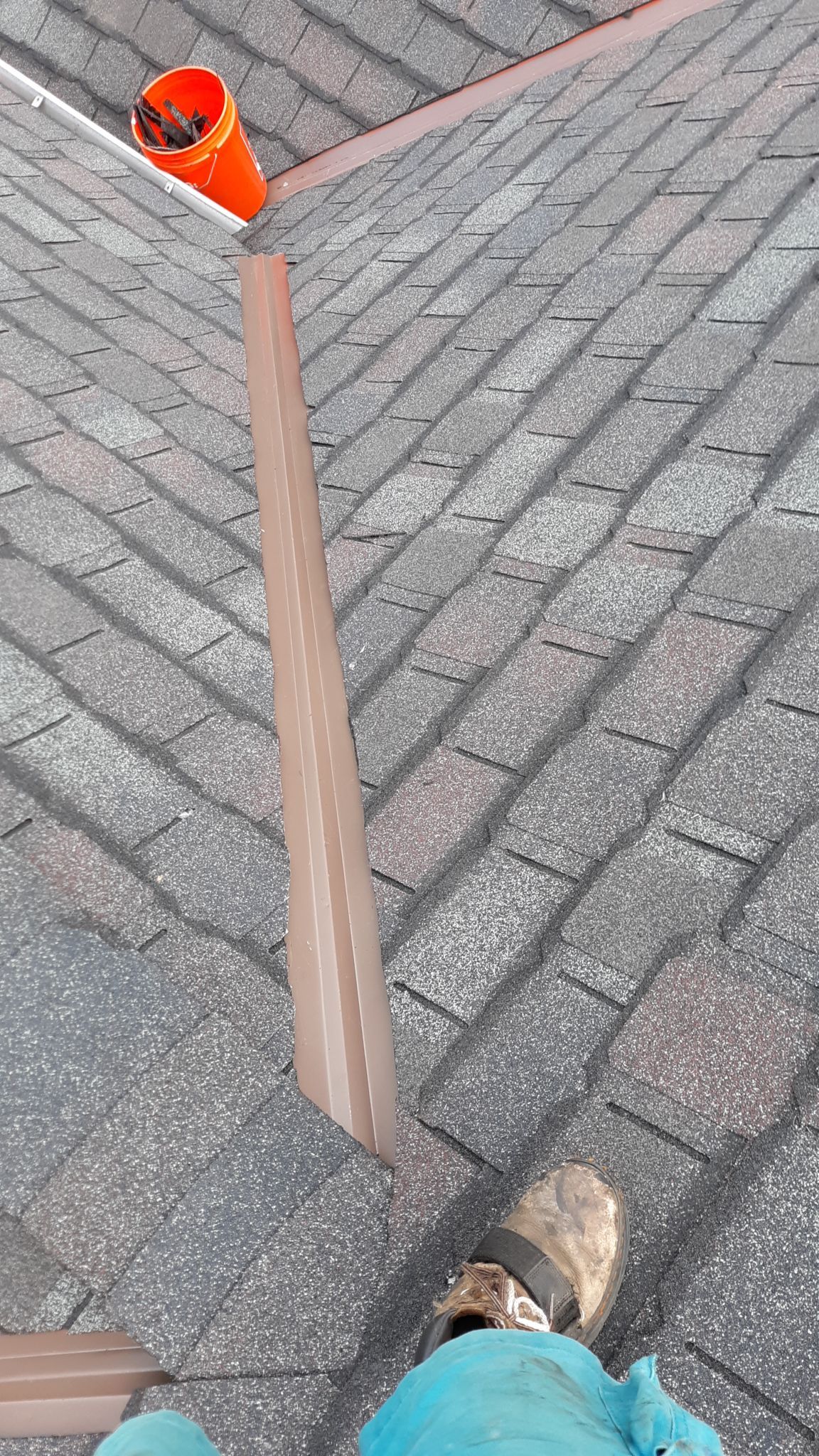 Residential Designer Roofing Installation with custom accent Copper Valleys. Calhoun GA by Georgia Roof Advisors