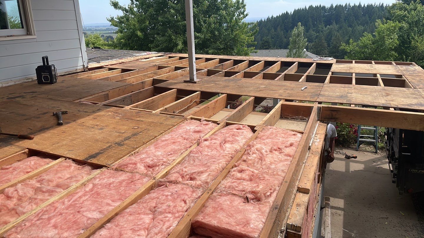 Residential Deck Replacement using Dec-Tec Membrane Color: Grafton by Orezona Building & Roofing Company, Inc.