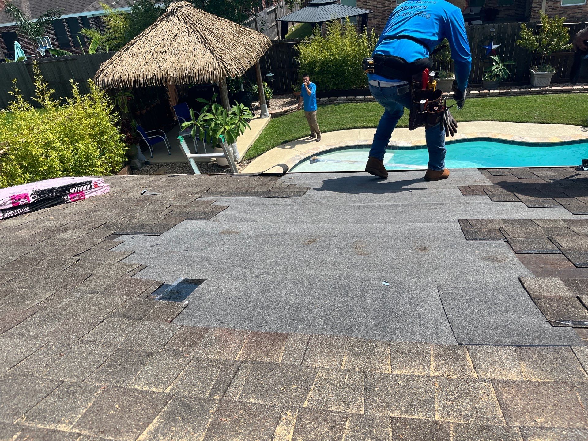 Residential Roofing Repair using Owen's Corning Duration (Lifetime) Shingles by Roof Repair Company