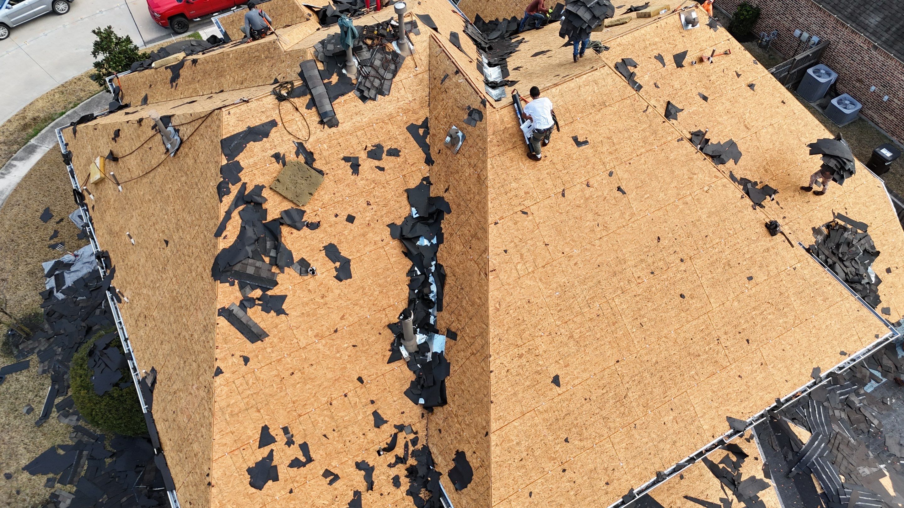 Roof Replacement in Cypress after Customer sustained Hail Damage! by Core Four Roofing