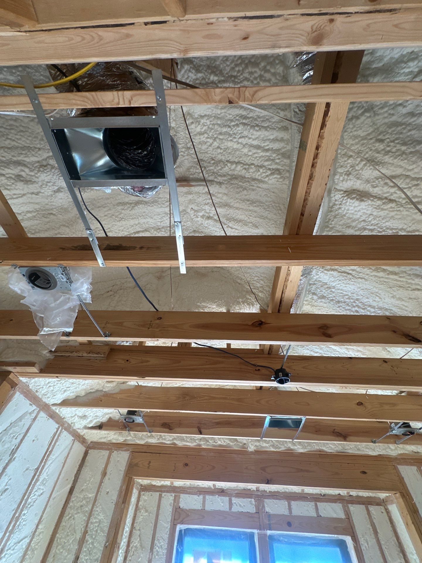 Fully encapsulated Dallas custom home  by Apex Insulation Solutions