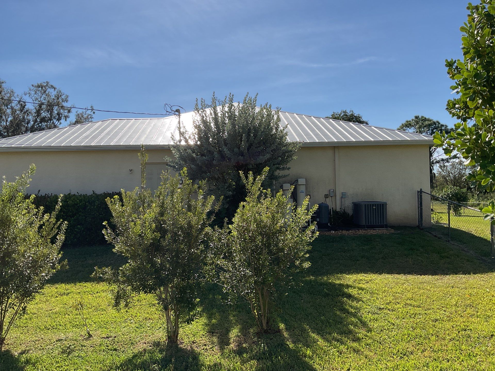 White K-Style Gutters for Modern Homes in North Fort Myers FL by Gutter Professors