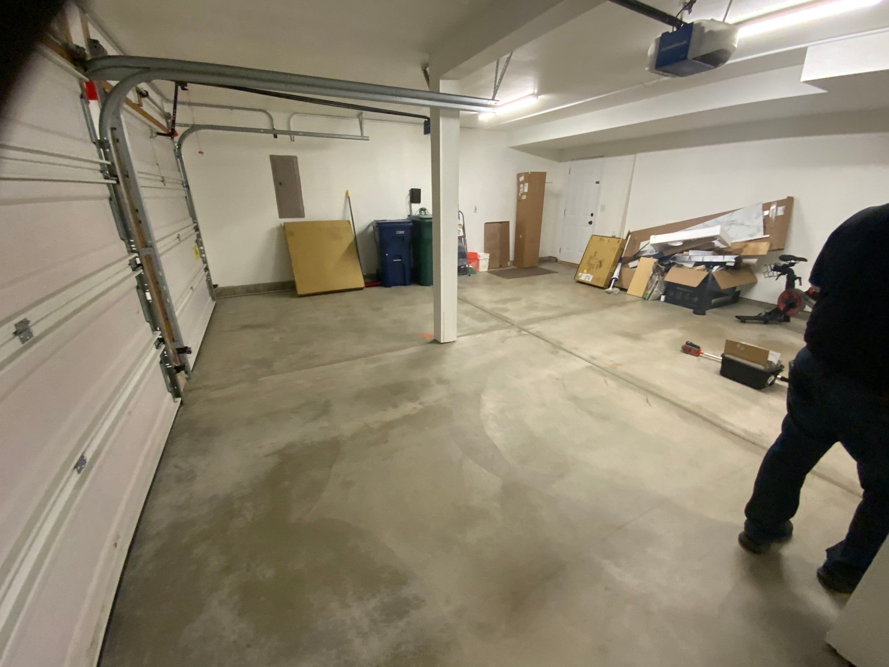 Garage Transformation using Ash Hybrid by Croc Coatings, LLC