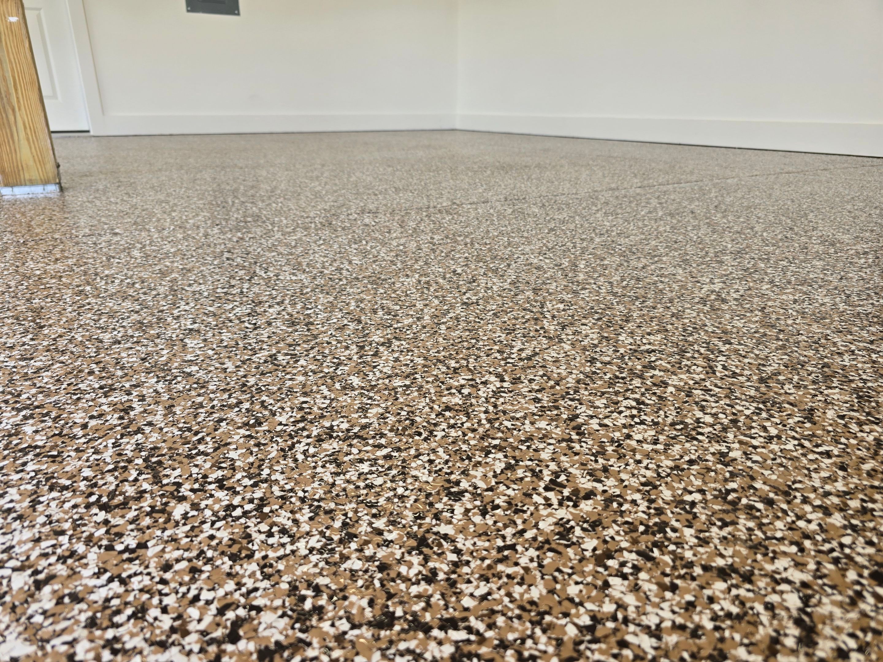 Garage & Porch Upgrade Using Mocha Match & Obsidian  by Elite Floor Solutions