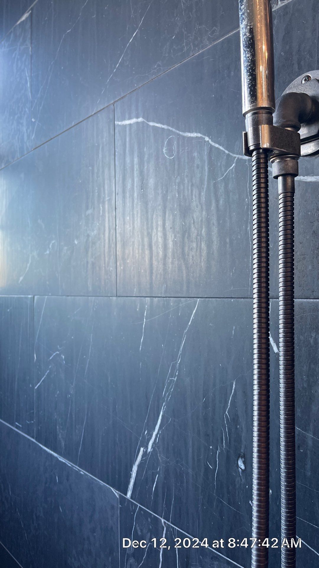 Marble shower restoration by The Beautiful Stone Company
