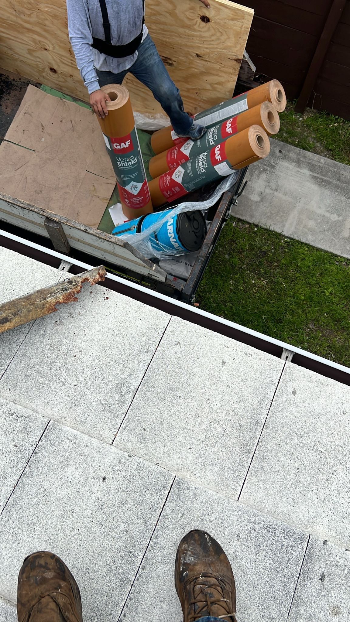 Residential Flat Roof Repair by The Goat Contractor ( Giampri Corp)