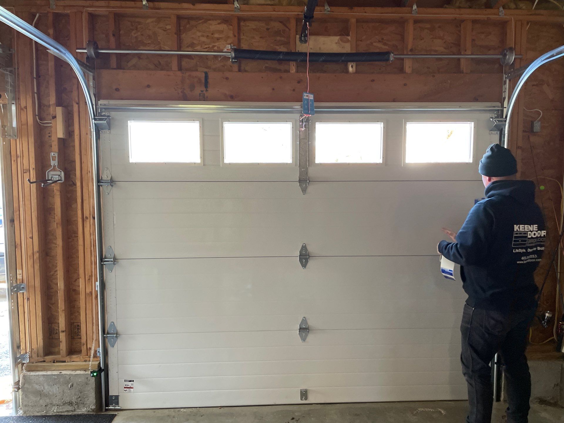 Door Installation using Clopay Classic Steel Garage Door by Keene Door