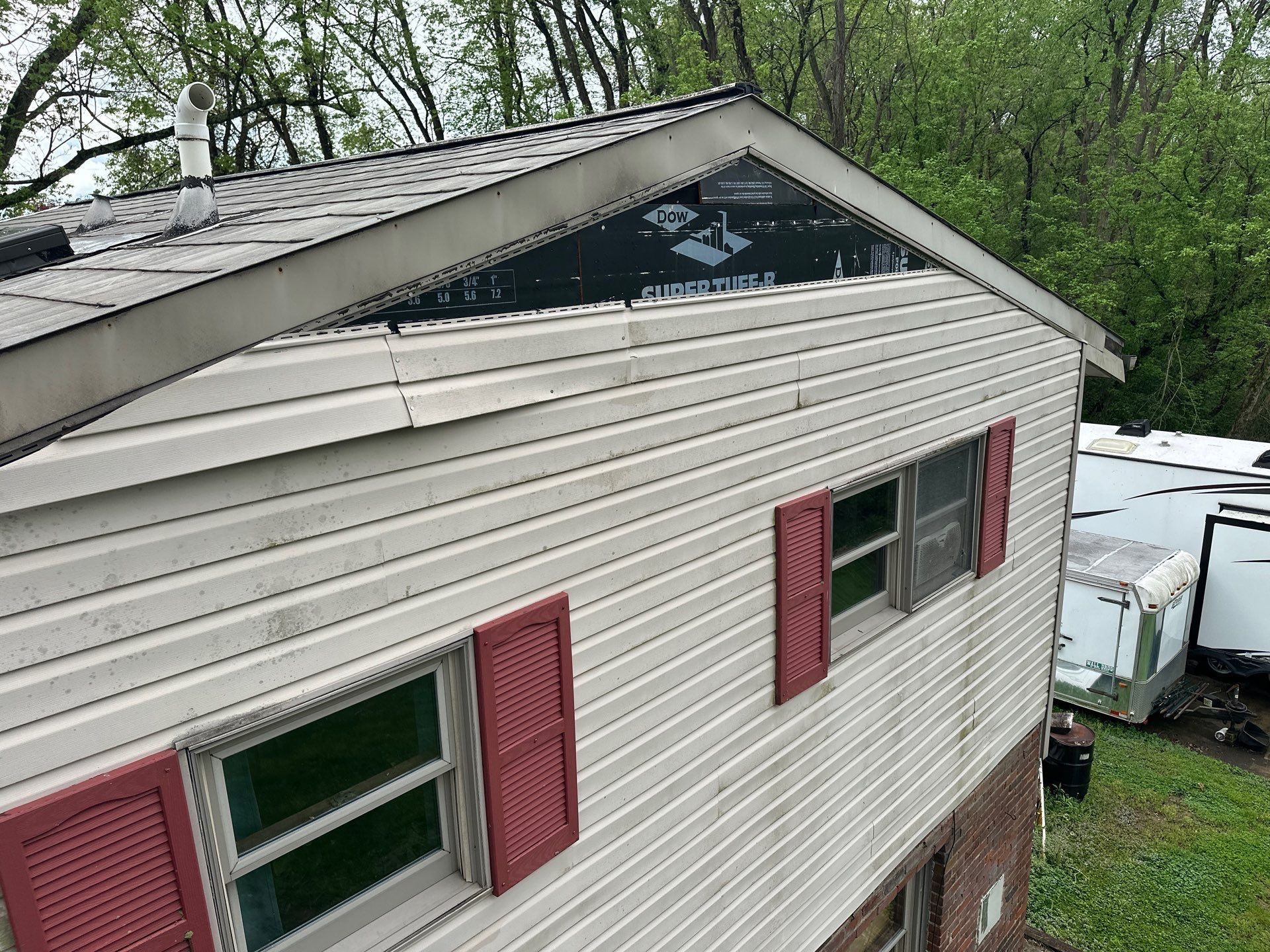 Hardie Siding and Window Project in Bridgeville by Cousins Roofing Siding & Decks