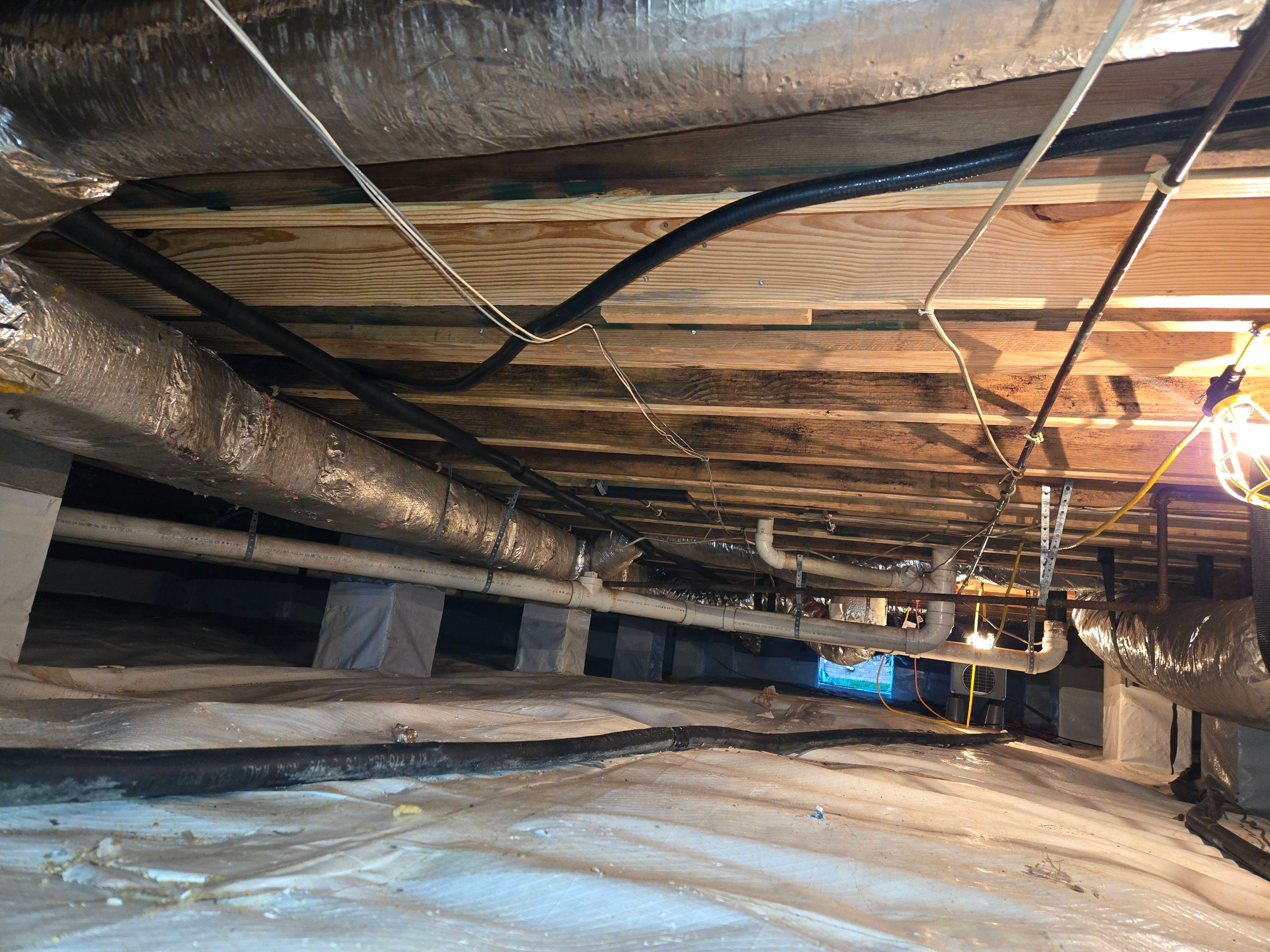 Project in Williamsburg by Patriot Crawl Space Repairs