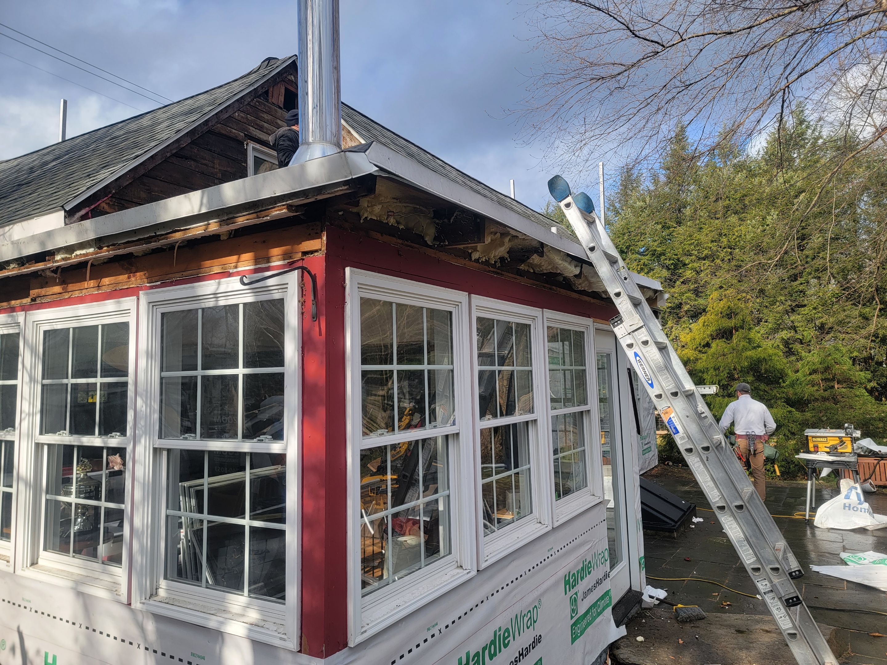 Siding Installation using James Hardie by UBrothers Construction