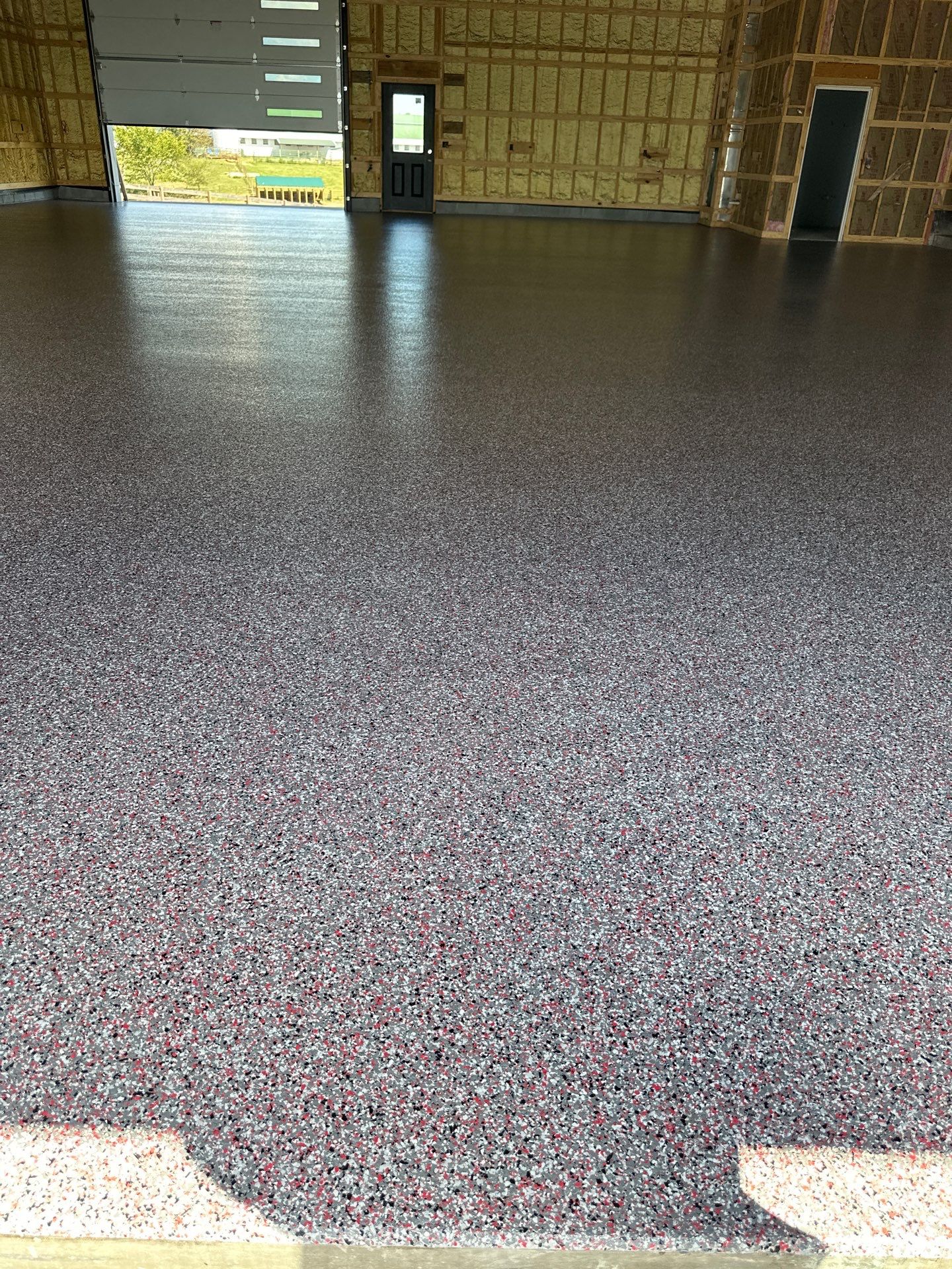 Garage Floor Coating using Custom Color by My Garage Floor Guys